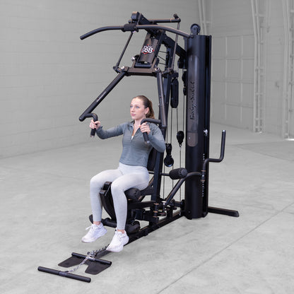 Body-Solid G6B Bi-Angular Gym with Perfect Pec Station exercise
