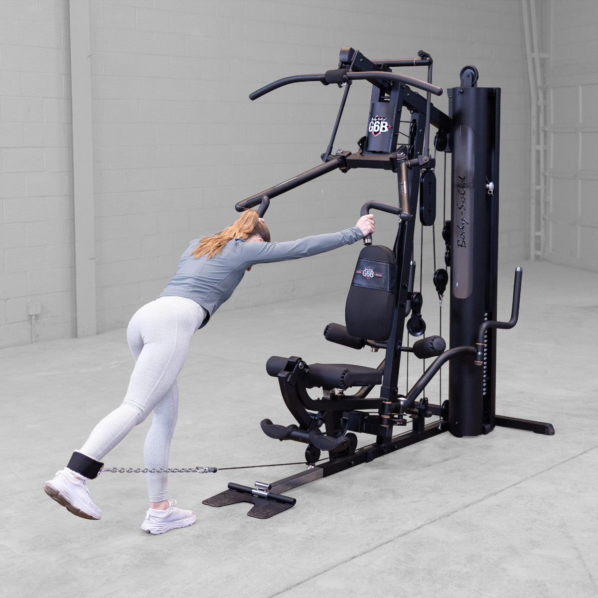 Body-Solid G6B Bi-Angular Gym with Perfect Pec Station exercise