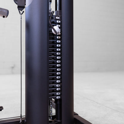 Body-Solid G6B Bi-Angular Gym with Perfect Pec Station closeup