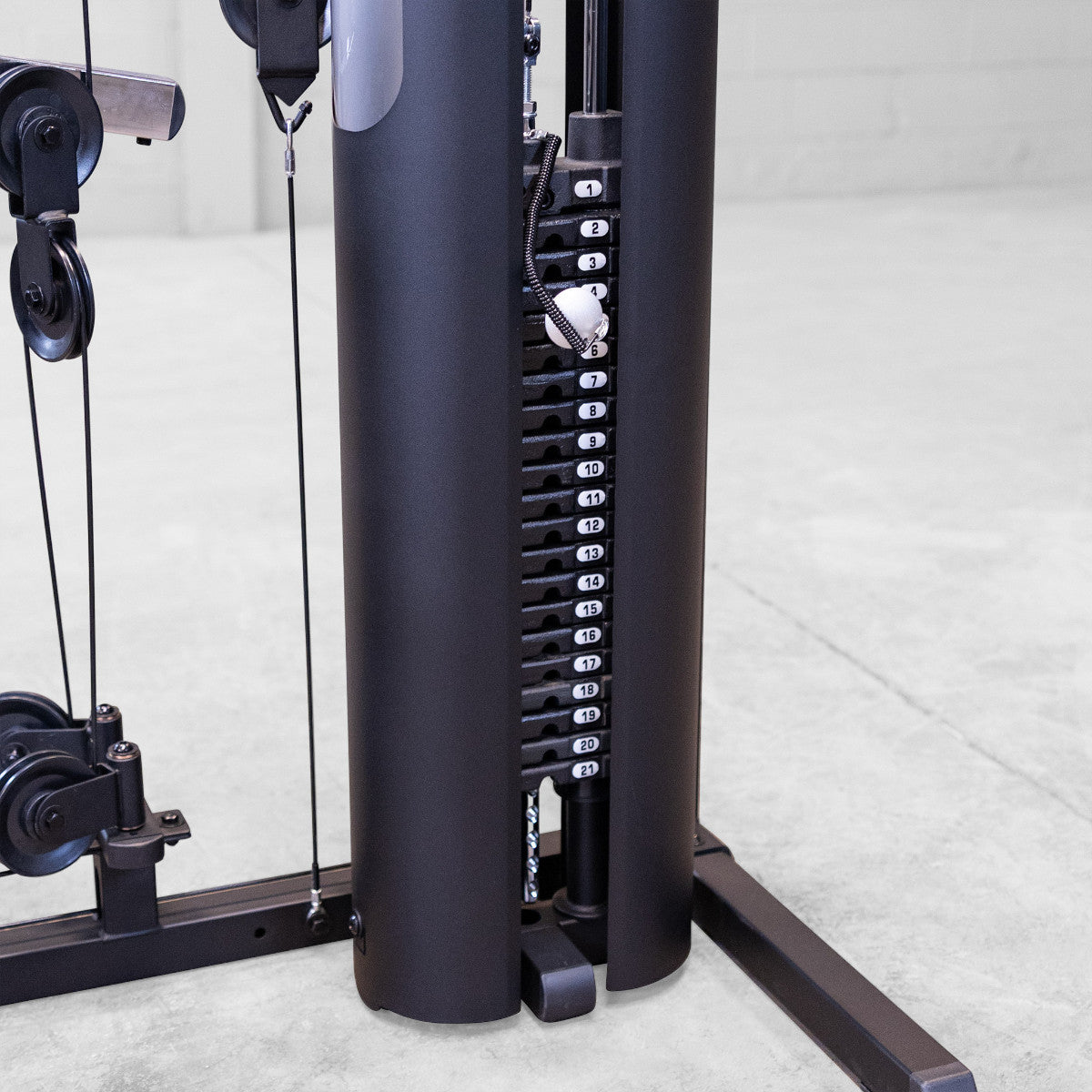 Body-Solid G6B Bi-Angular Gym with Perfect Pec Station closeup