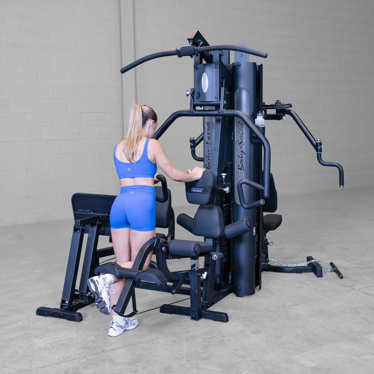 Body-Solid G9B Dual Stack Gym with Leg Press exercise