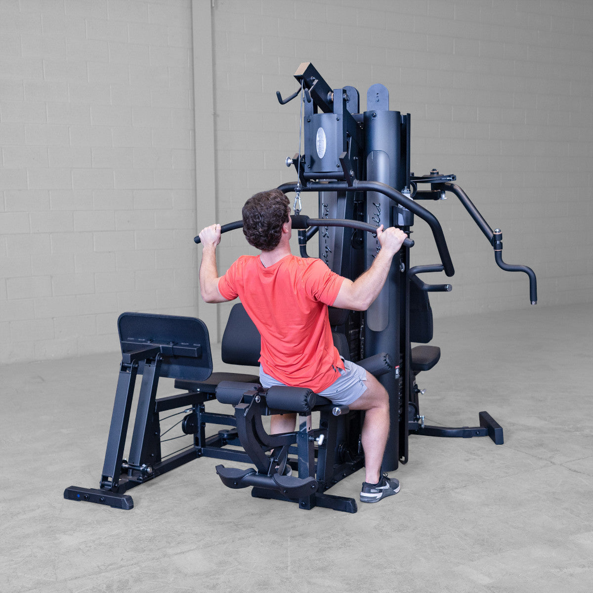 Body-Solid G9B Dual Stack Gym with Leg Press exercise