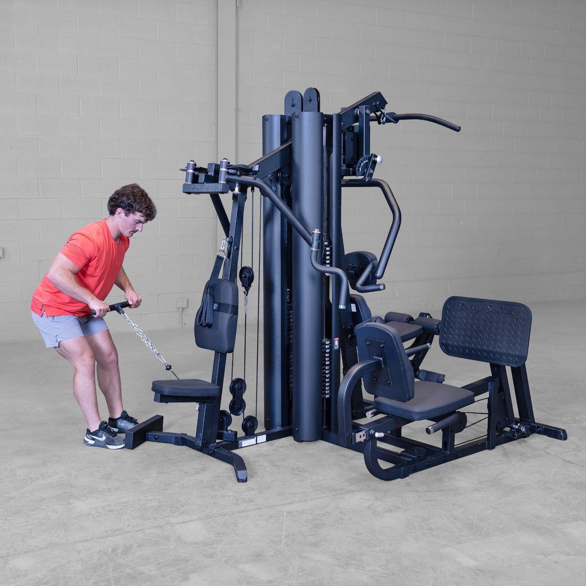 Body-Solid G9B Dual Stack Gym with Leg Press exercise