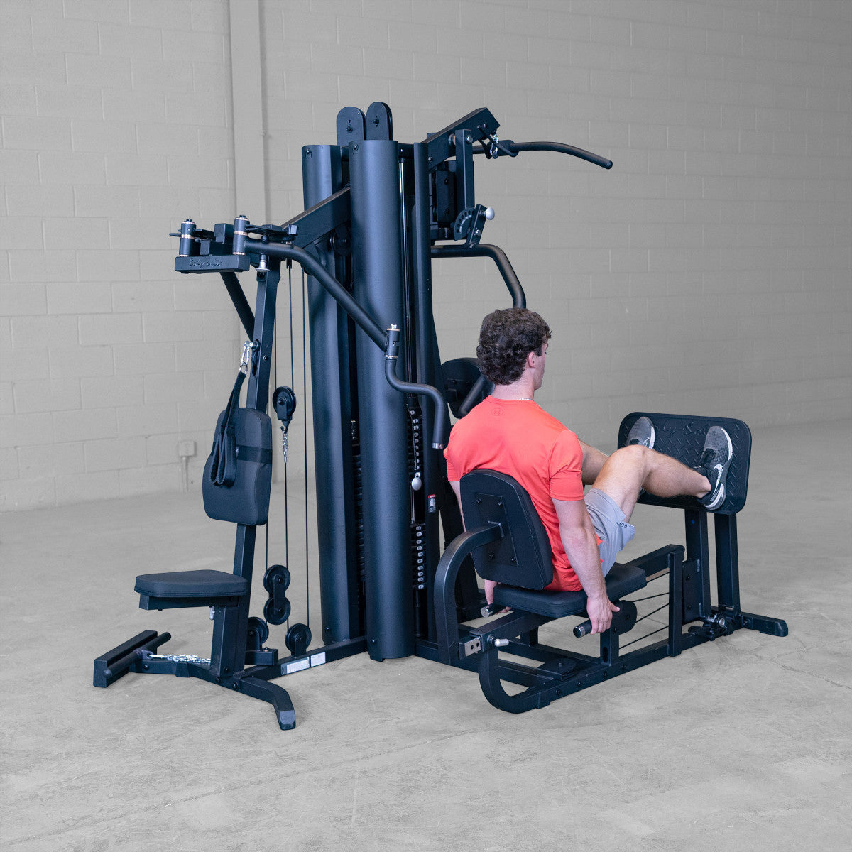 Body-Solid G9B Dual Stack Gym with Leg Press exercise
