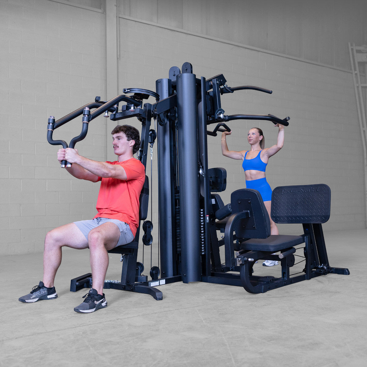 Body-Solid G9B Dual Stack Gym with Leg Press exercise