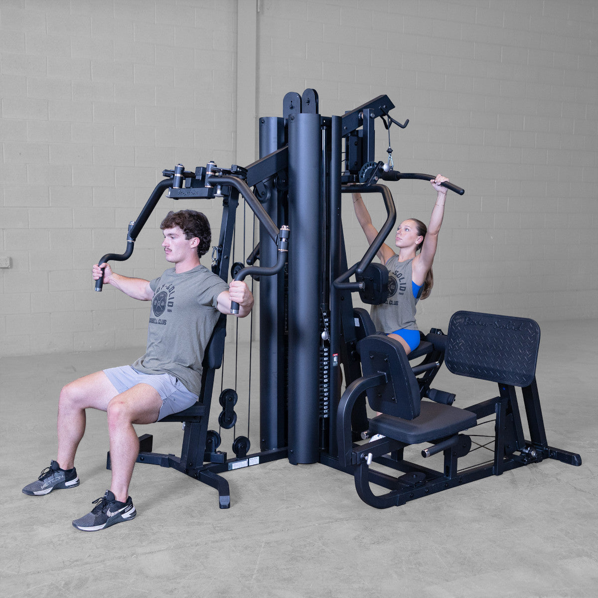 Body-Solid G9B Dual Stack Gym with Leg Press exercise