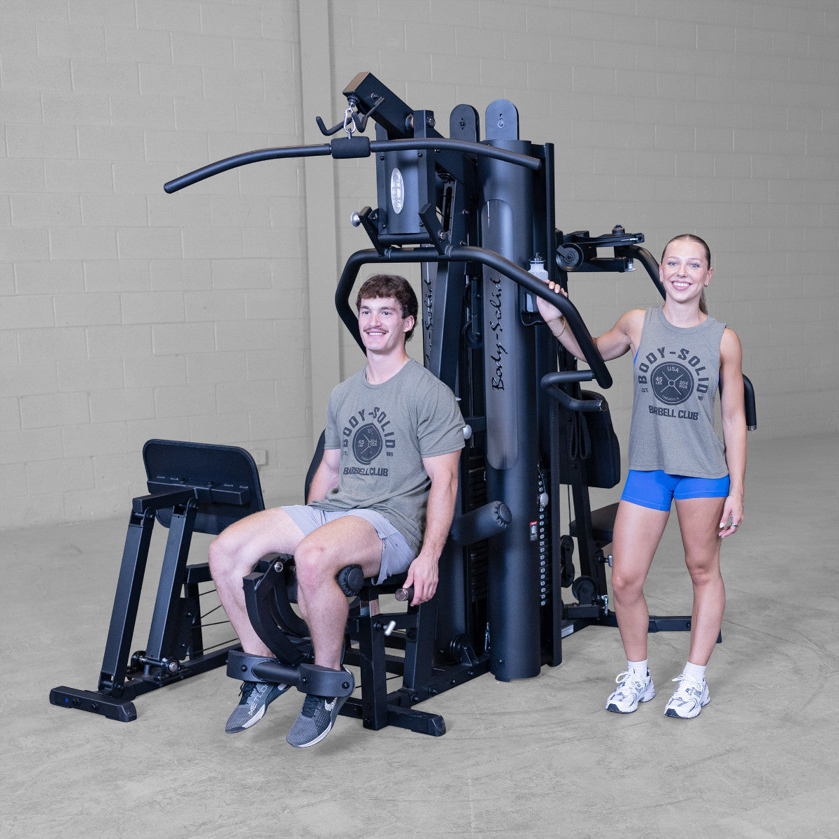 Body-Solid G9B Dual Stack Gym with Leg Press exercise