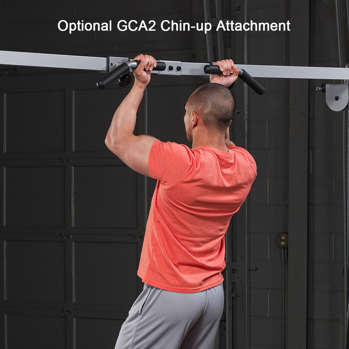 Body-Solid GCA2 Chin-Up attachment exercise