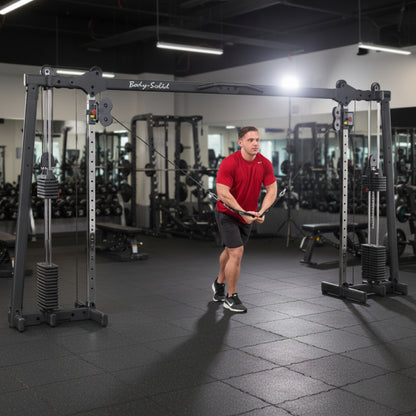 Body-Solid GDCC250B Cable Crossover in gym