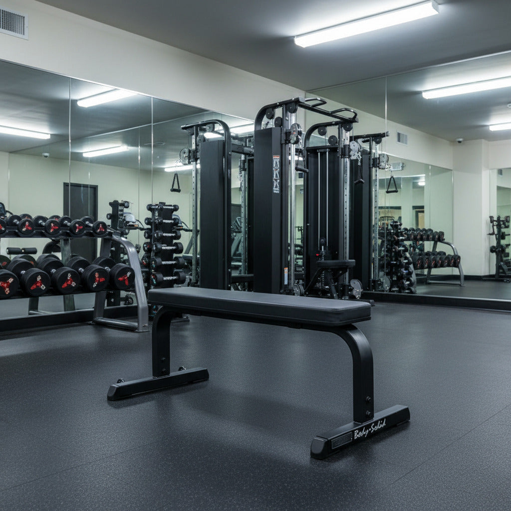 Body-Solid GFB350B Flat Bench in gym