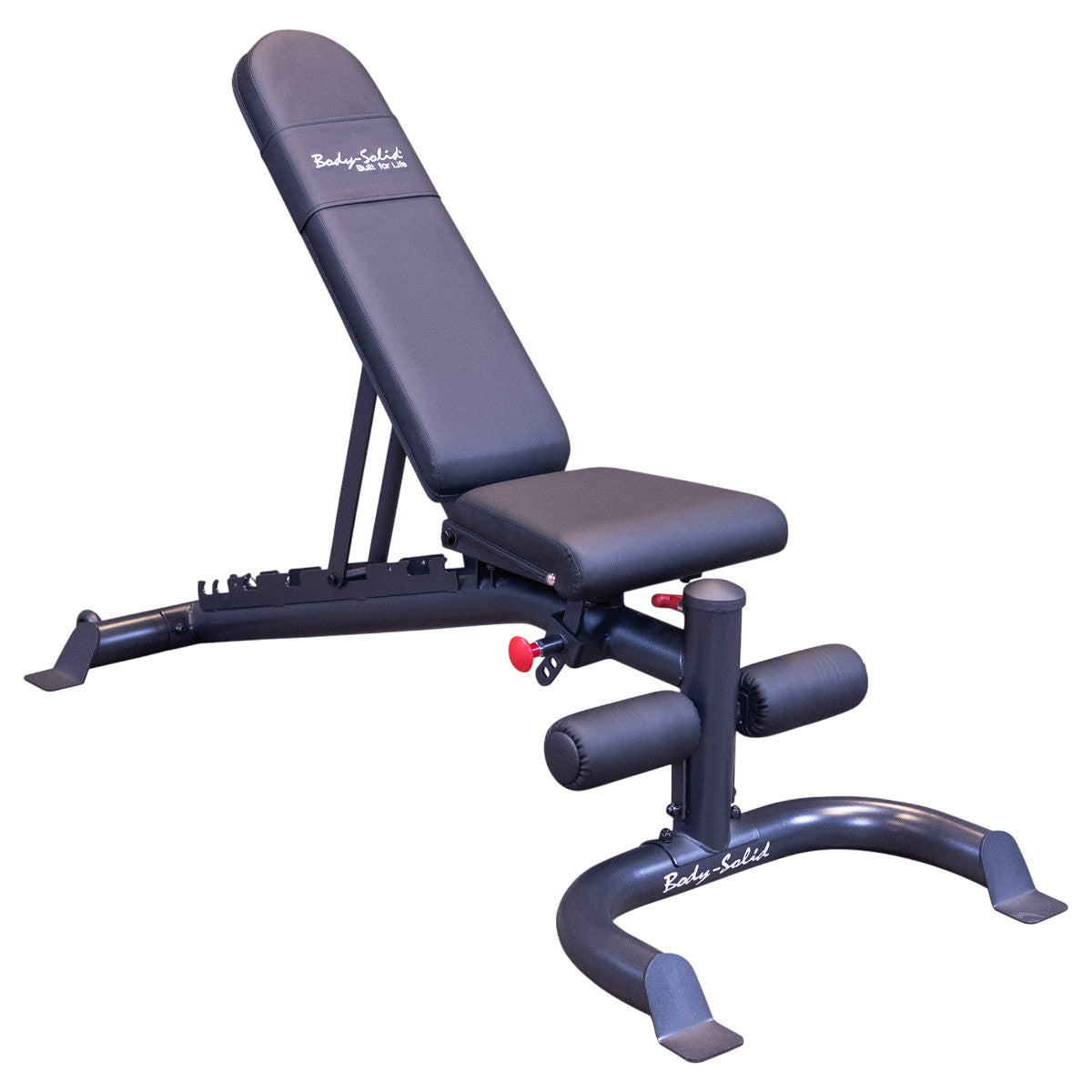 Body-Solid GFID100B Flat Incline Decline Bench on white background