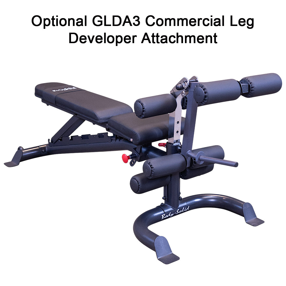 Body-Solid GFID100B Flat Incline Decline Bench with optional leg developer