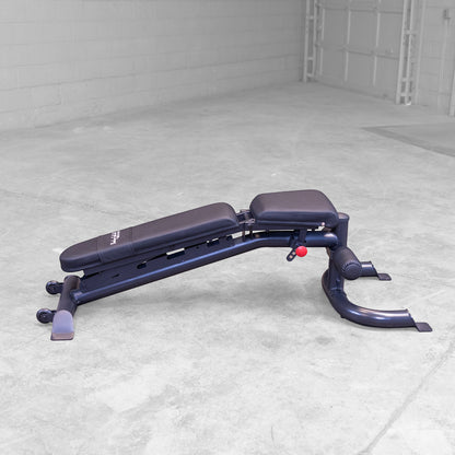 Body-Solid GFID100B Flat Incline Decline Bench decline position