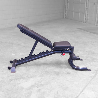 Body-Solid GFID100B Flat Incline Decline Bench incline position