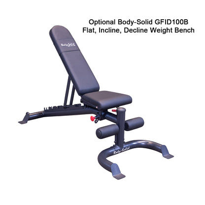 Optional Body-Solid GFID100B weight bench