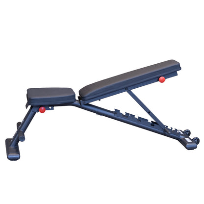Body-Solid GFID225B Commercial Folding FID Weight Bench on white background