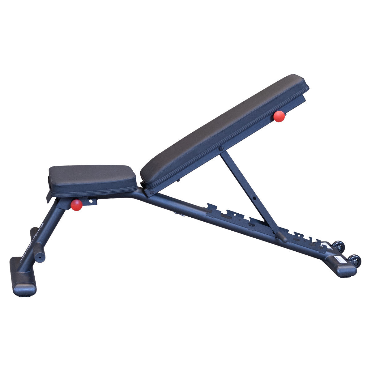Body-Solid GFID225B Commercial Folding FID Weight Bench on white background