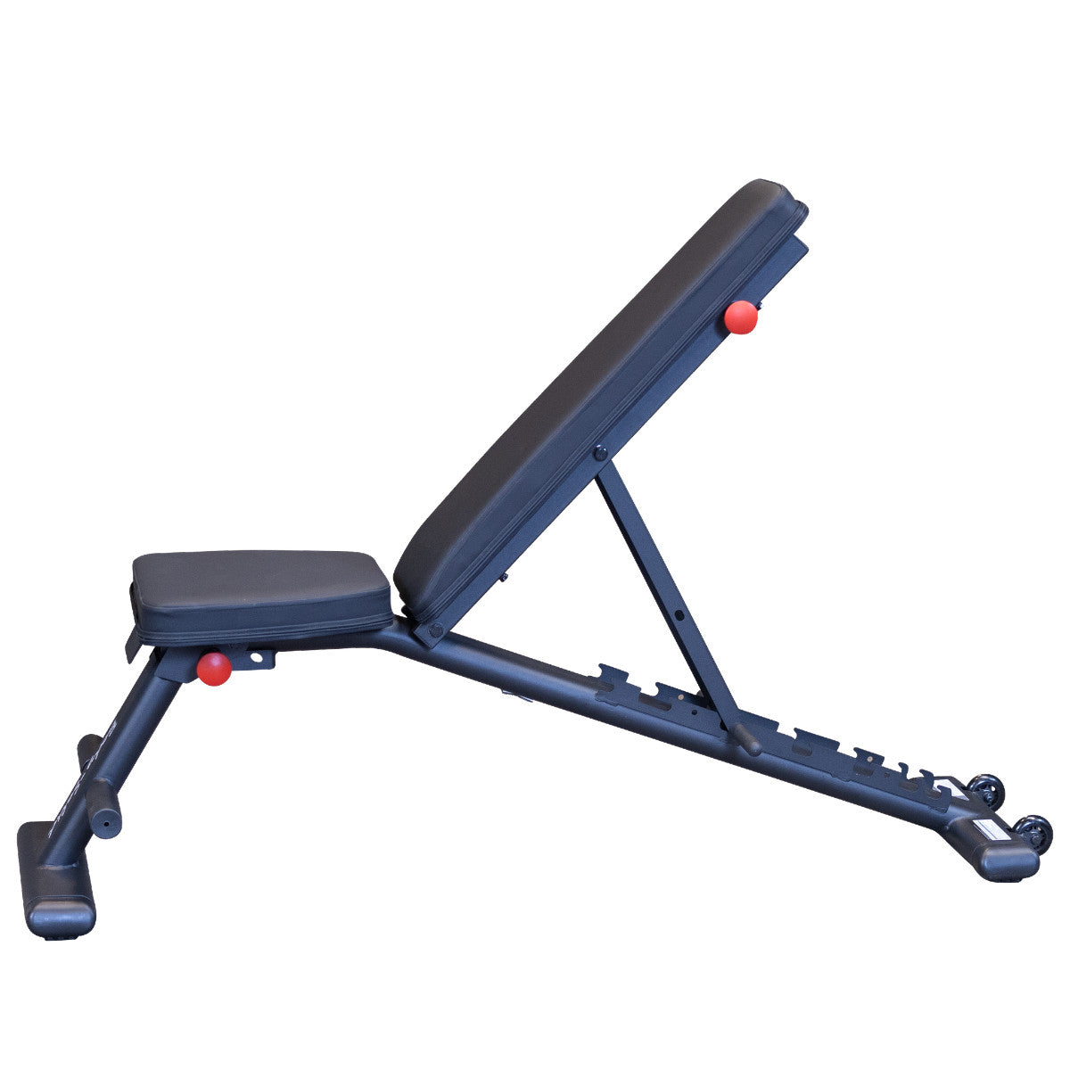 Body-Solid GFID225B Commercial Folding FID Weight Bench on white background