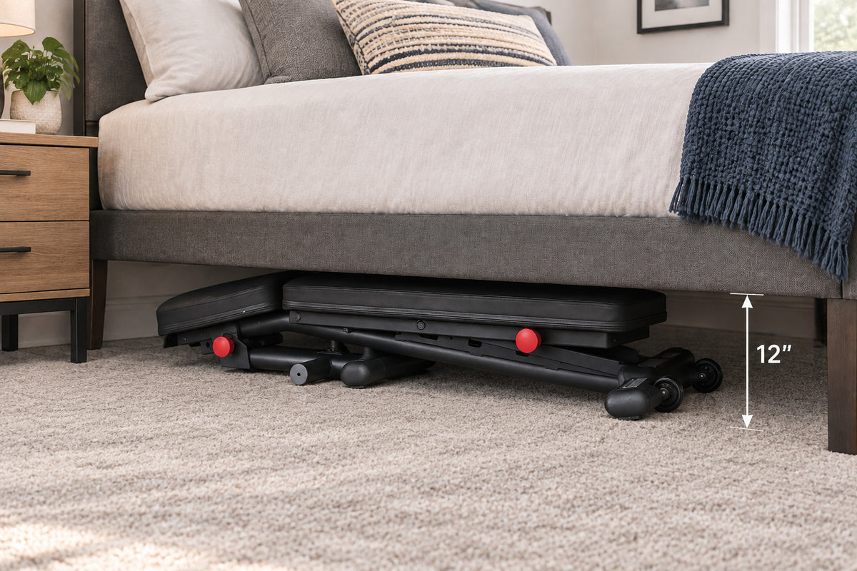 Body-Solid GFID225B Commercial Folding FID Weight Bench under bed