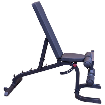 Body-Solid GFID31B Flat Incline Decline Bench on white background
