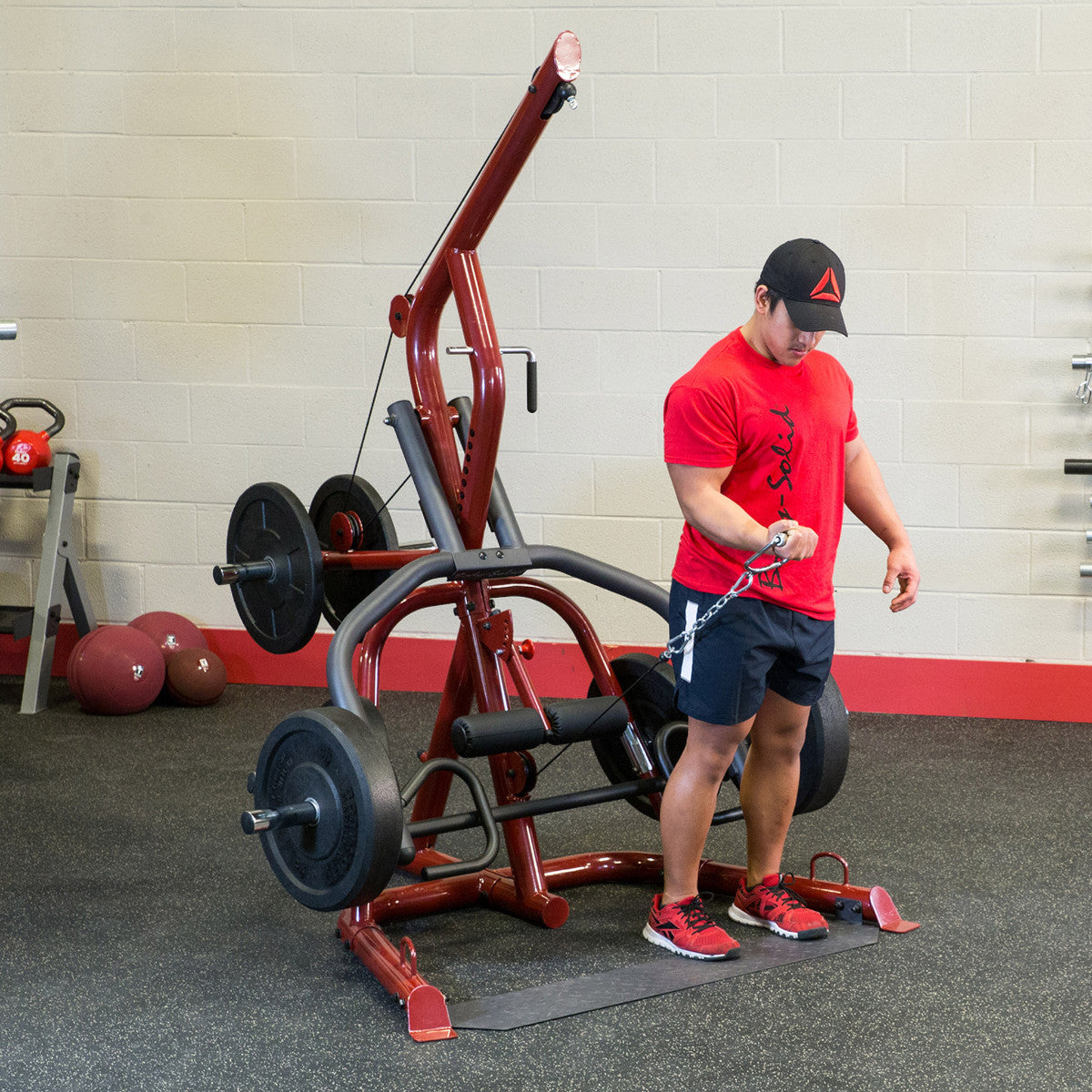 Body-Solid Corner Leverage Gym GLGS100PB4
