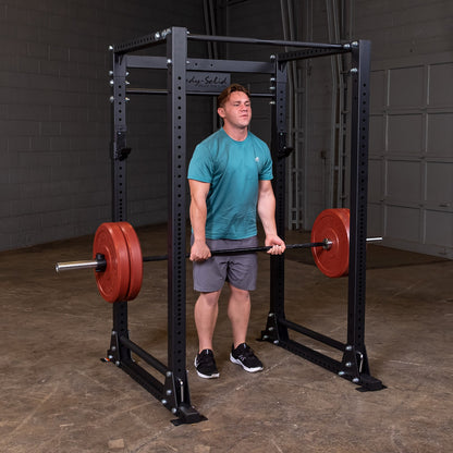 Body-Solid GPR400 Heavy Duty Power Rack man exercising