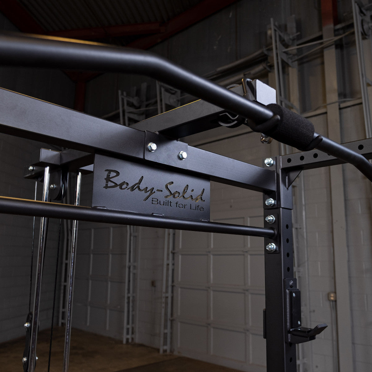 Body-Solid GPR400 Heavy Duty Power Rack lat option
