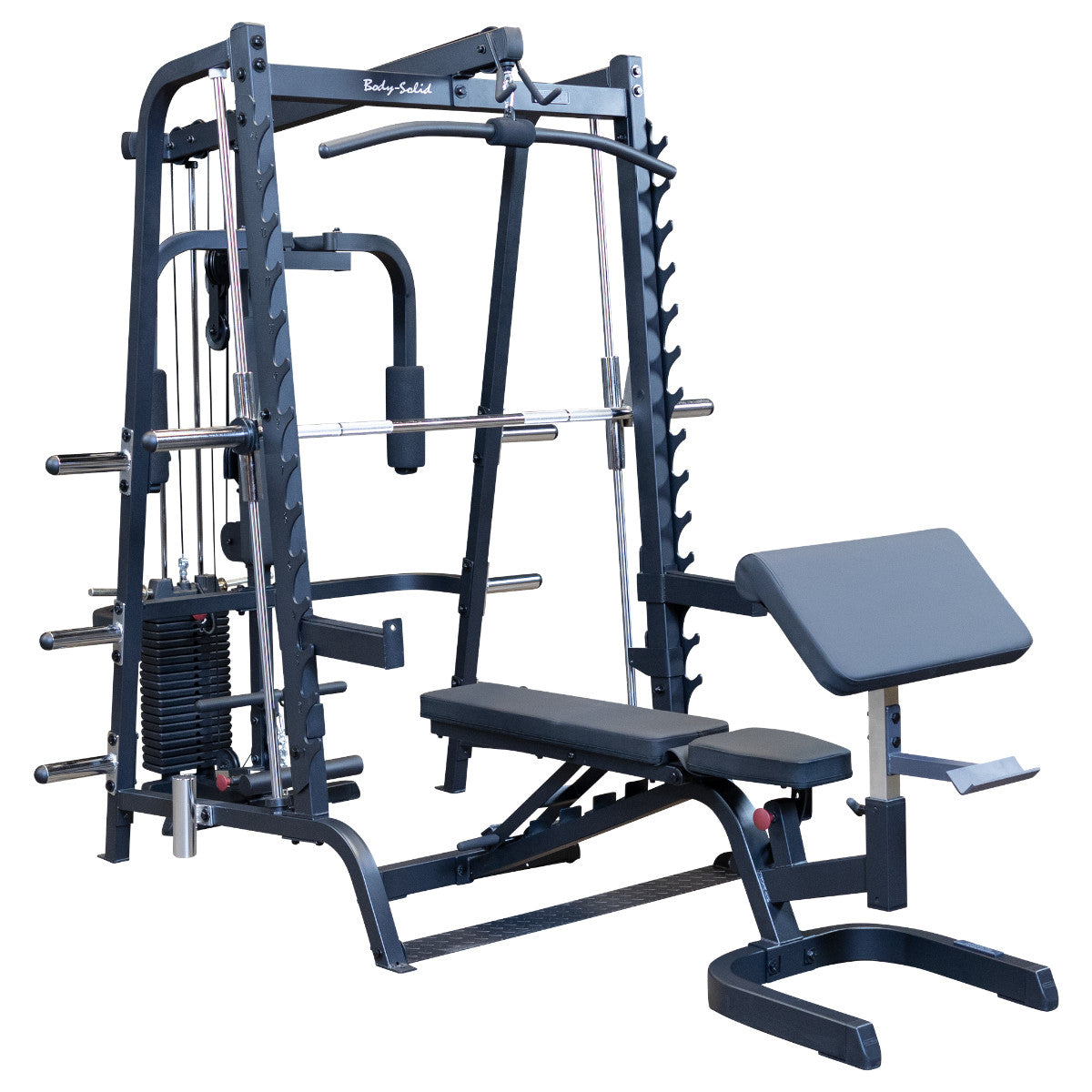 Body-Solid GS348BP4 Series 7 Smith Gym Package on white background