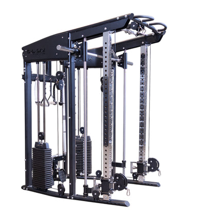 Body-Solid GFSR100 All-in-One Smith Machine / Functional Trainer on white background