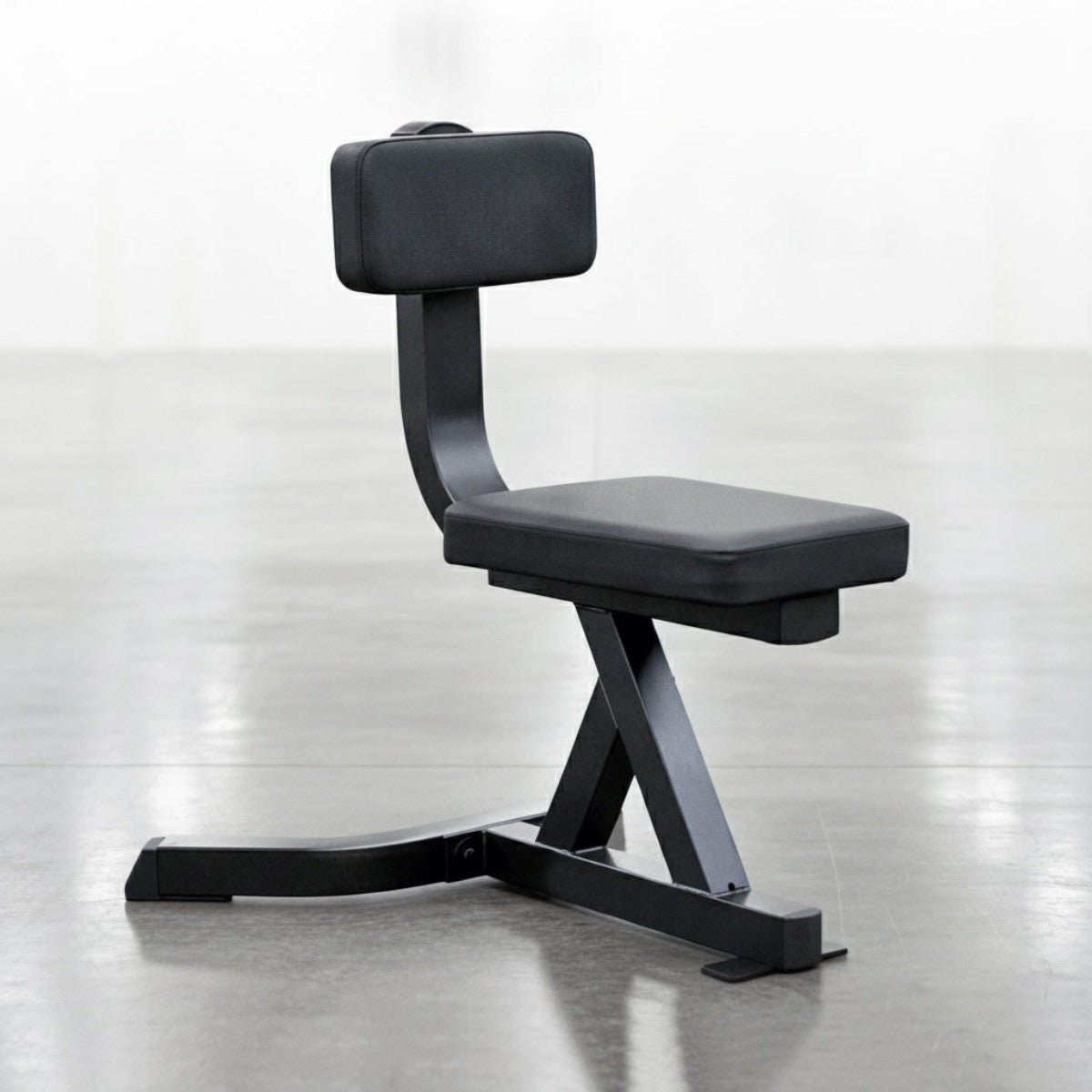 Body-Solid GST20B Utility Stool on polished concrete floor