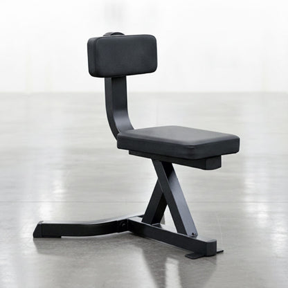 Body-Solid GST20B Utility Stool on polished concrete floor