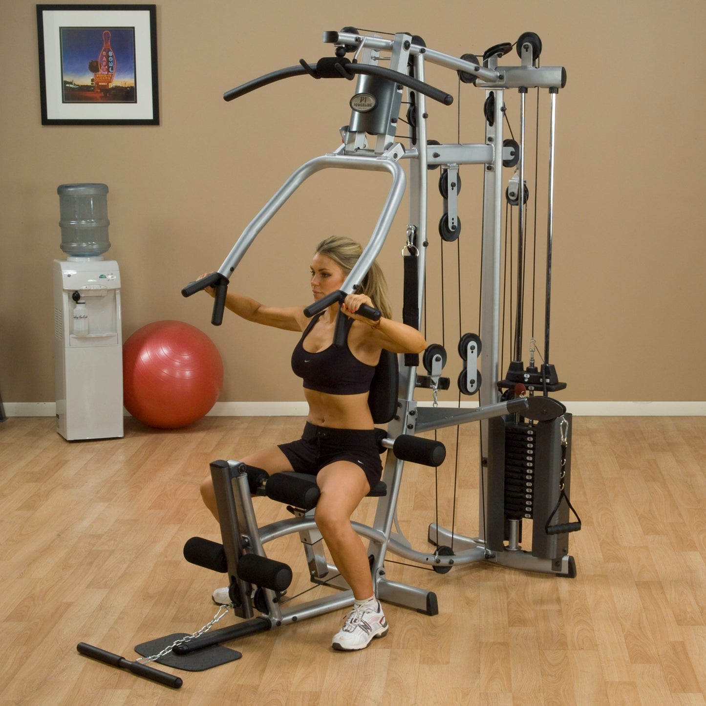 Body-Solid Powerline P2X Multi-Station Home Gym with Functional Training Arms exercise