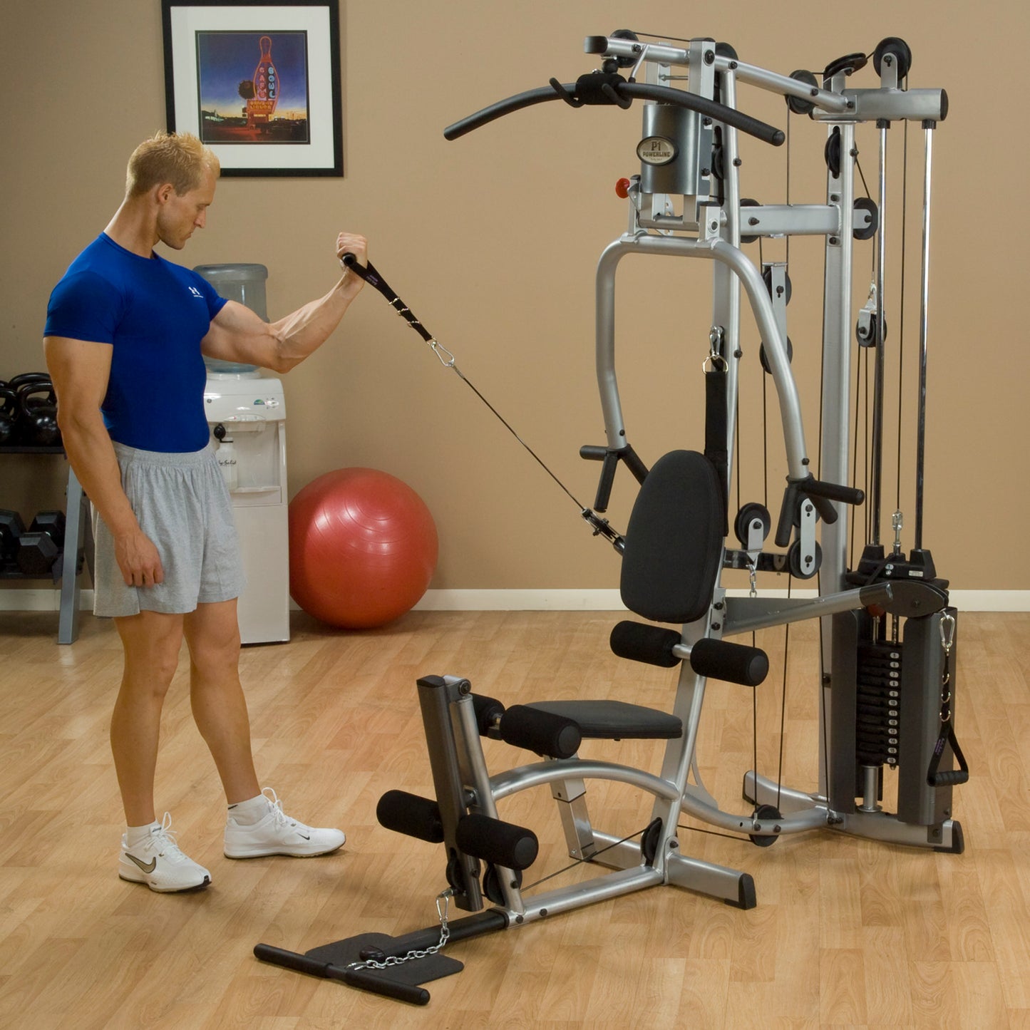 Body-Solid Powerline P2X Multi-Station Home Gym with Functional Training Arms exercise
