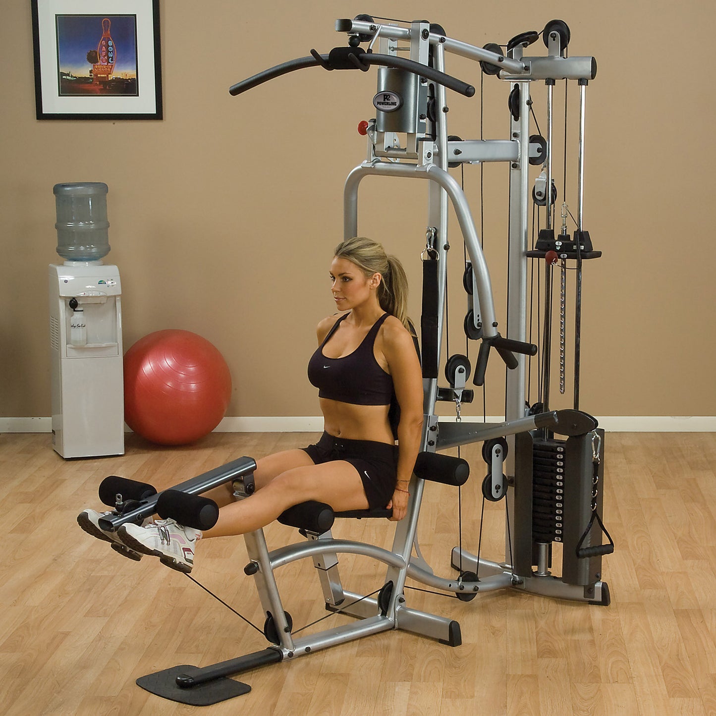 Body-Solid Powerline P2X Multi-Station Home Gym with Functional Training Arms exercise