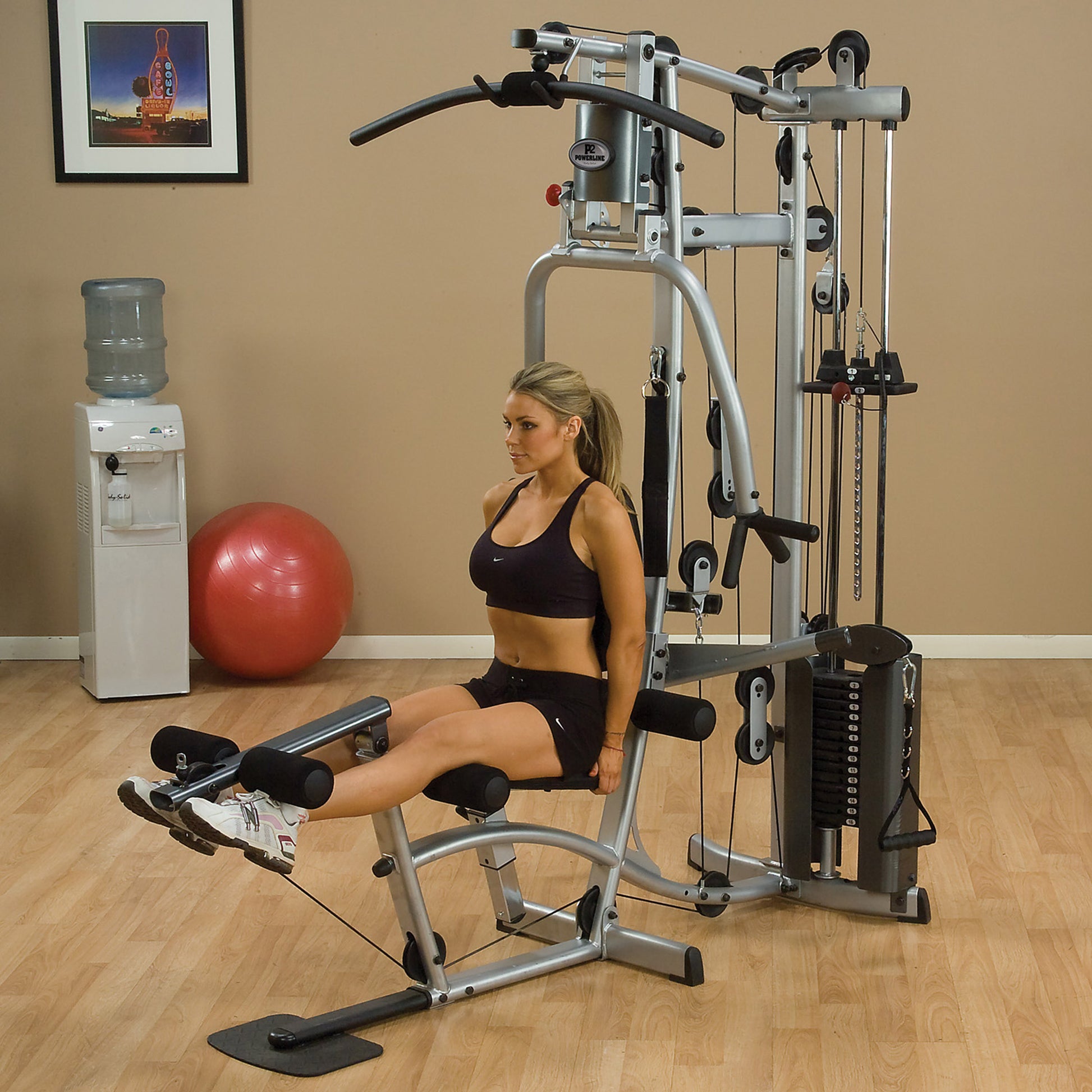 Body-Solid Powerline P2X Multi-Station Home Gym with Functional Training Arms exercise