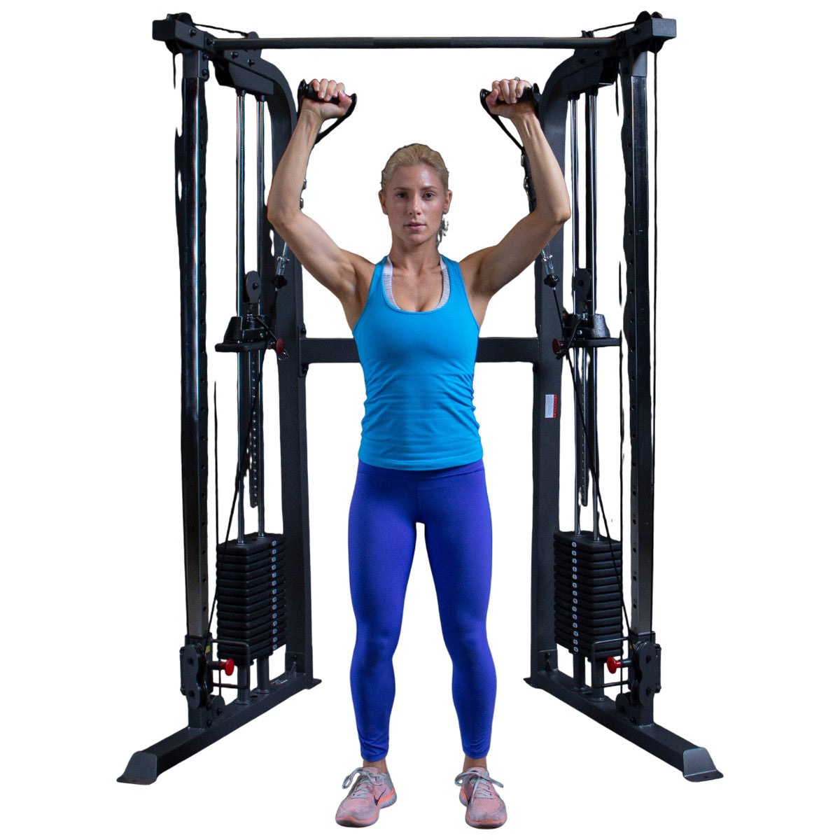 Body-Solid Powerline PFT100 Dual Stack Functional Trainer exercise