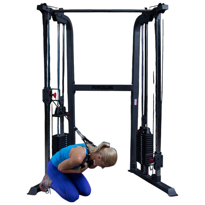 Body-Solid Powerline PFT100 Dual Stack Functional Trainer exercise