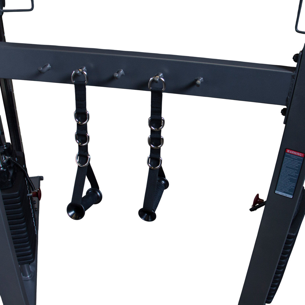 Body-Solid Powerline PFT100 Dual Stack Functional Trainer accessory bar storage