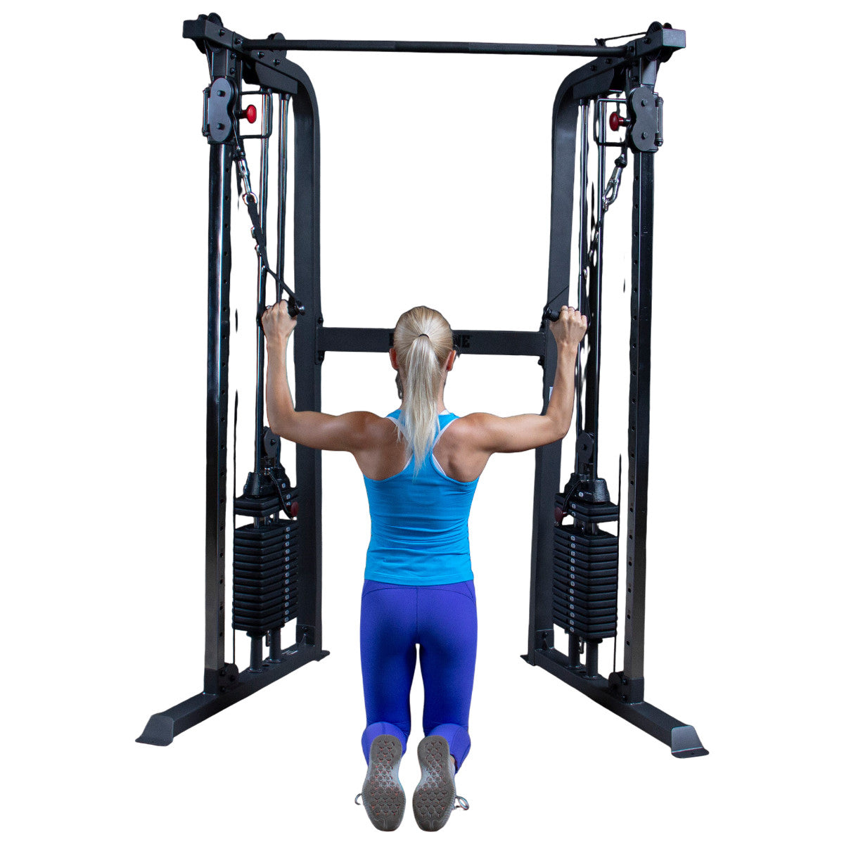 Body-Solid Powerline PFT100 Dual Stack Functional Trainer exercise