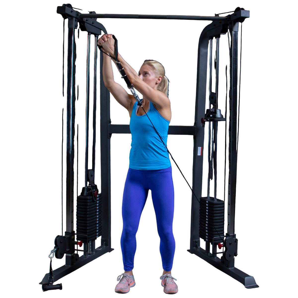 Body-Solid Powerline PFT100 Dual Stack Functional Trainer exercise