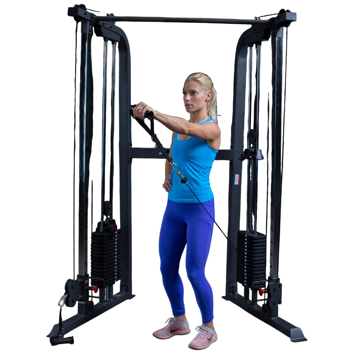 Body-Solid Powerline PFT100 Dual Stack Functional Trainer exercise