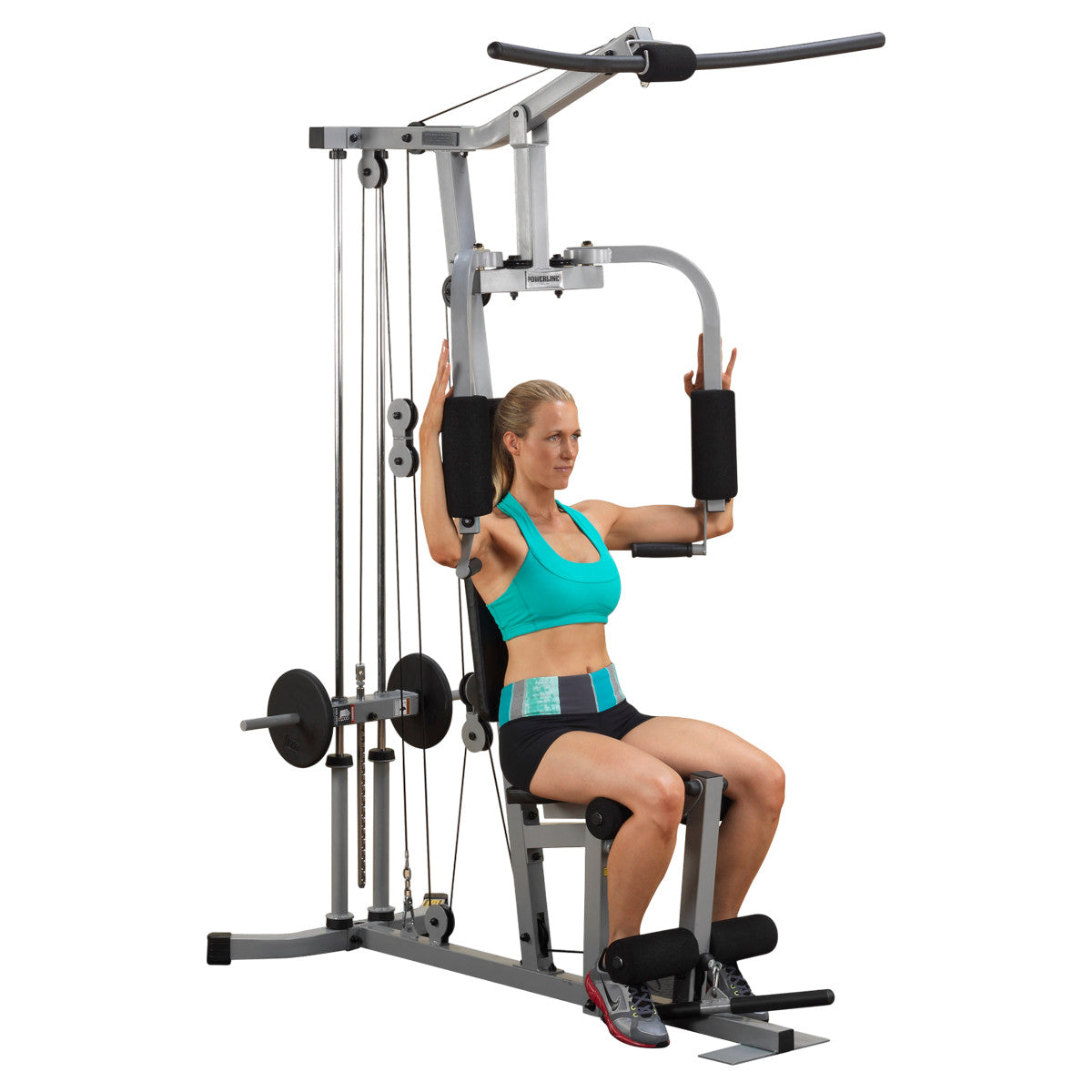 Body-Solid Powerline PHG1000X Plate Load Multi-Station Gym on white background
