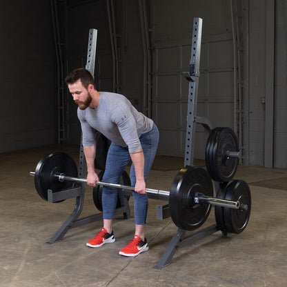 Body-Solid Powerline PMP150 Multi Press Rack man exercising
