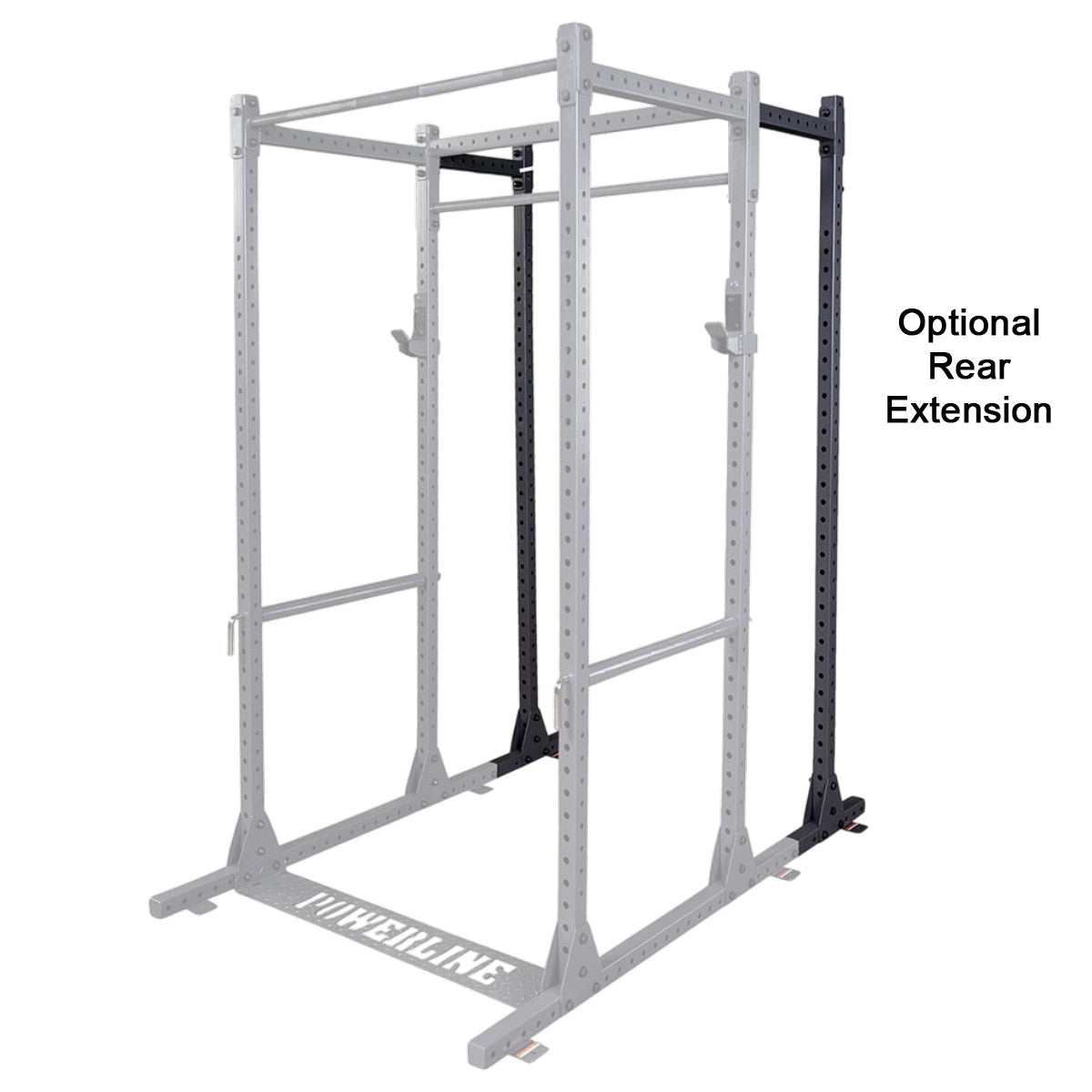 Optional PPR1000EXT Power Rack Rear Extension