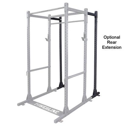 Optional PPR1000EXT Power Rack Rear Extension
