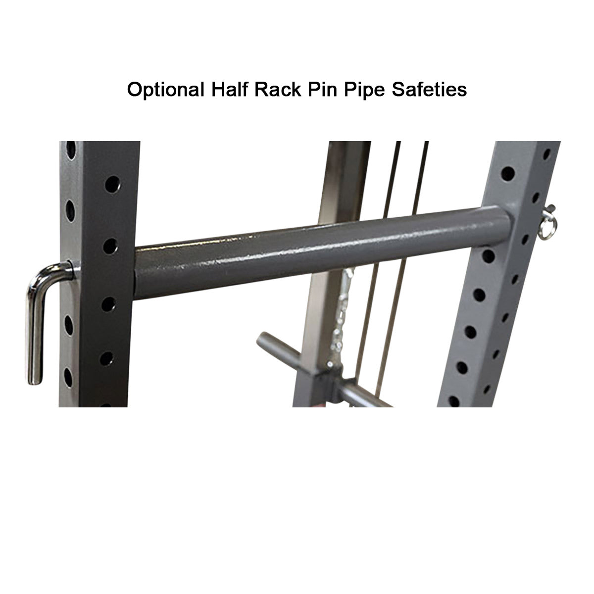 Optional PPRPS Half Rack Pin Pipe Safeties