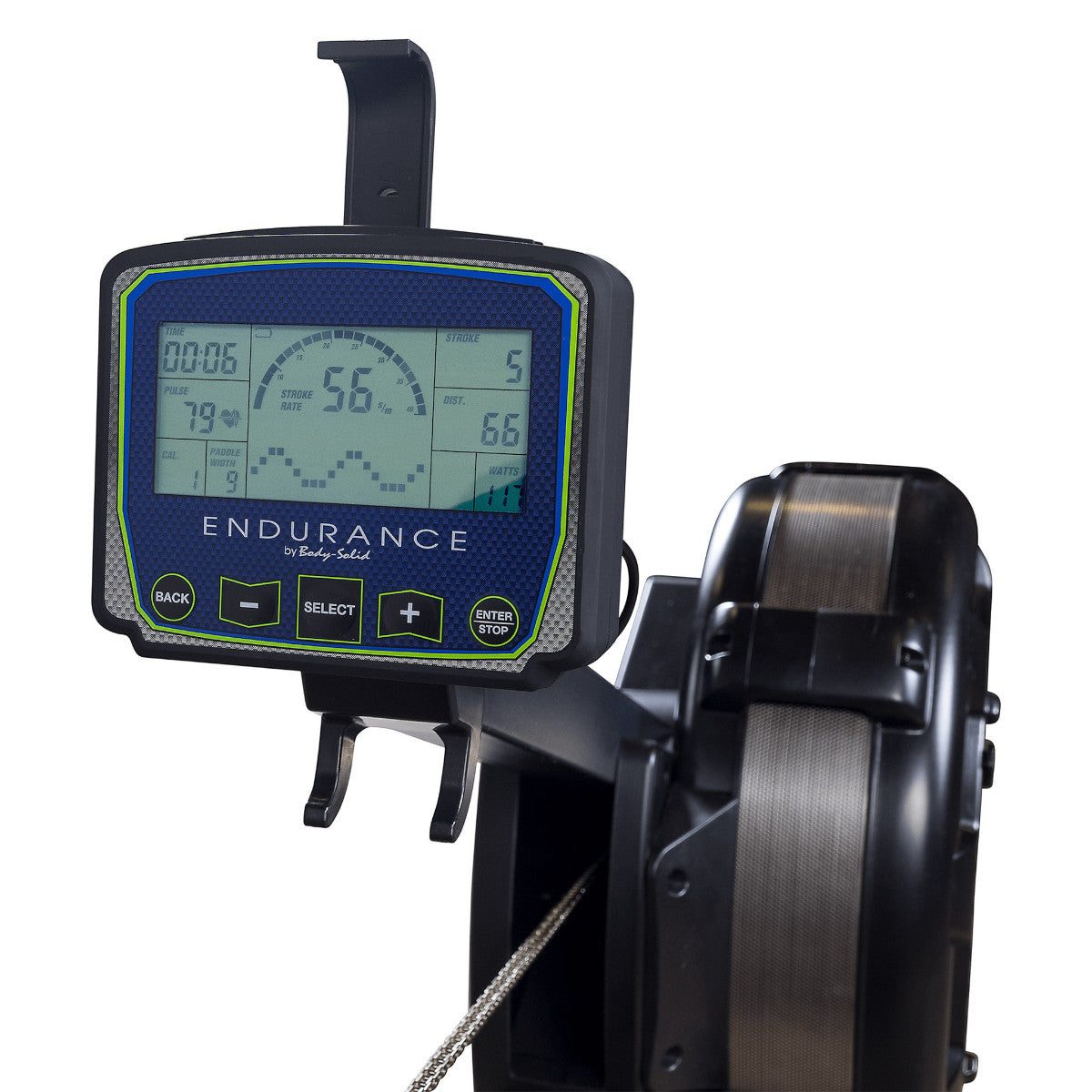 Body-Solid Endurance R300 Indoor Rower console
