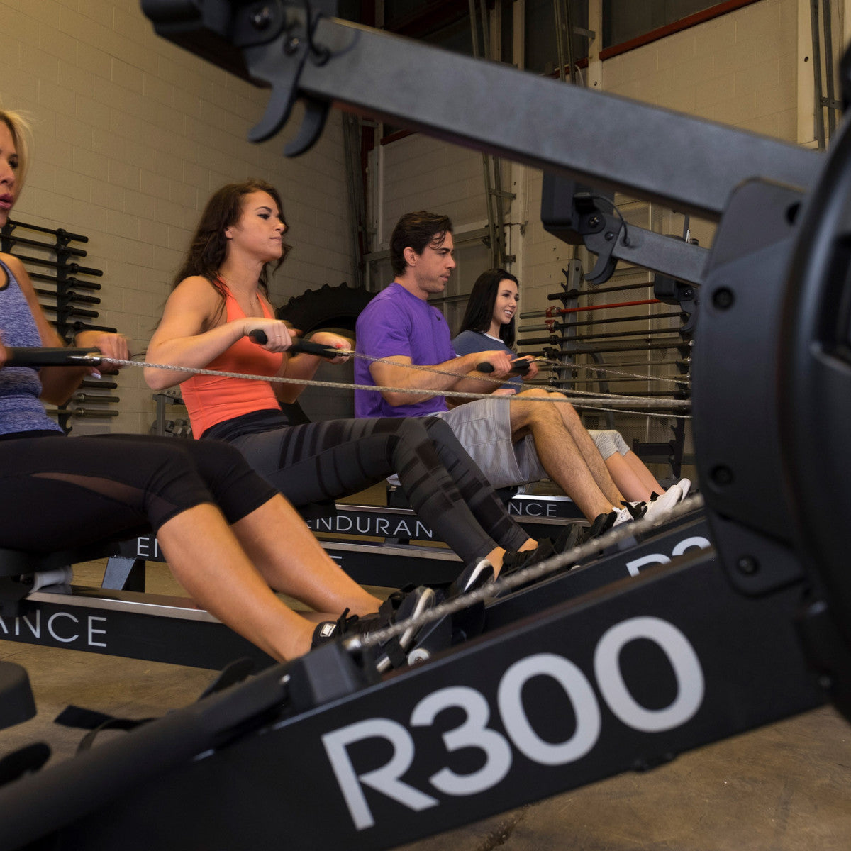 Body-Solid Endurance R300 Indoor Rower group session