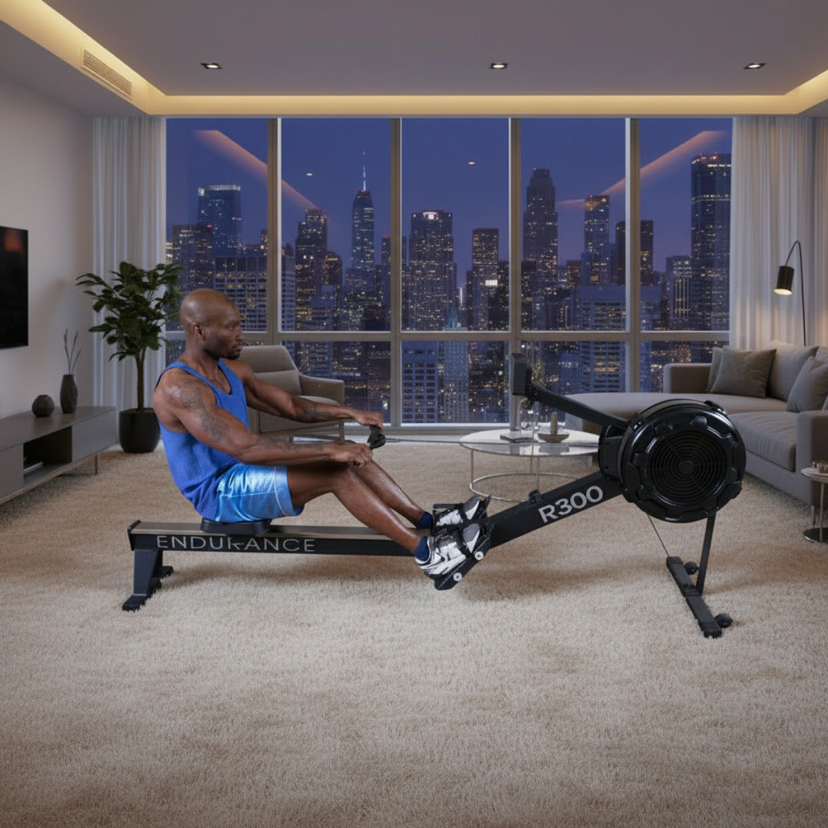 Body-Solid Endurance R300 Indoor Rower in home