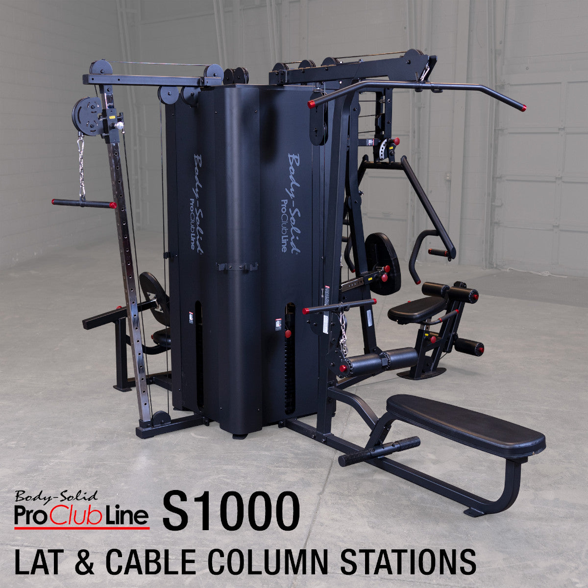Body-Solid Pro ClubLine S1000 Four-Stack Gym stations